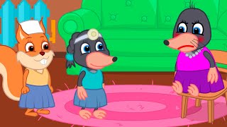 Benny Mole em Português Brasil - Roupa De Menina Desenho Infantil