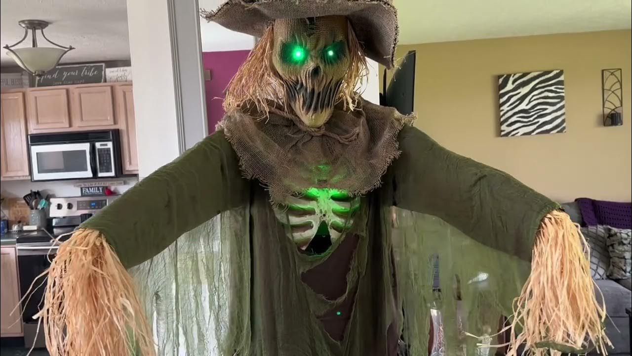 Swamp scarecrow Home Depot Halloween 2023 demo YouTube