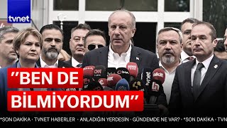 Muharrem İnce, Kaset Şantajı Hakkında Ilk Kez Konuştu