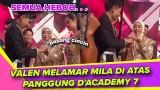 Valen And Mila Propose On The Da7 Stage everyone Was Excited To Put On The Rings