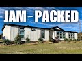 This NEW mobile home is LOADED to the BRIM w/ space &amp; amenities! Prefab House Tour