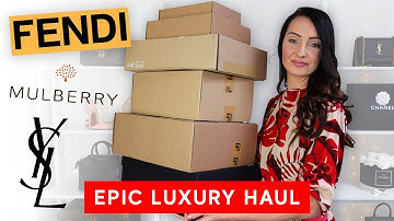 LUXE HAUL 2 DESIGNERTASSEN 😮 ft. Mulberry, Fendi, Zara, YSL, Farfetch