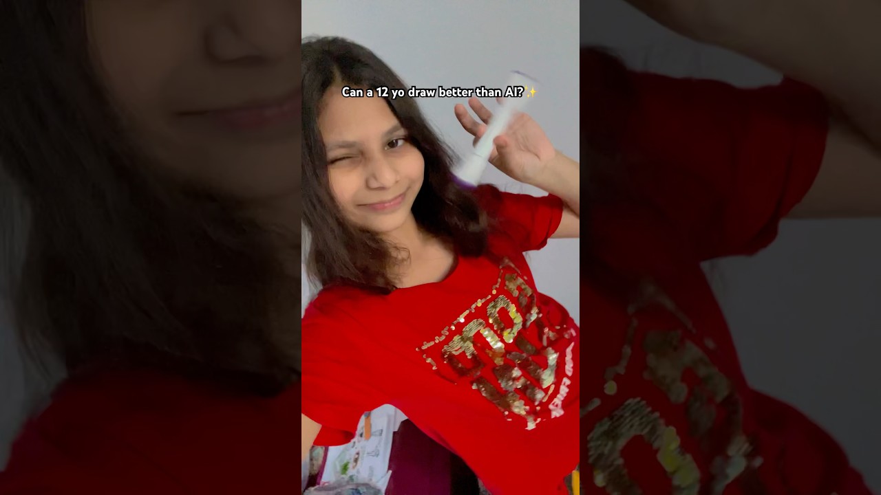 Can a 12 yo draw better than AI? 🤔✨👀 IB: @IamlauraC. 💗art #ai #drawing #artist #shortsfeed