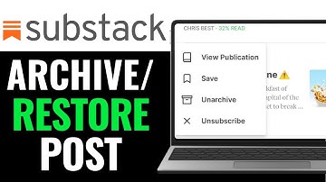 How to Archive and Restore a Post on Substack 2025 (Complete Guide)