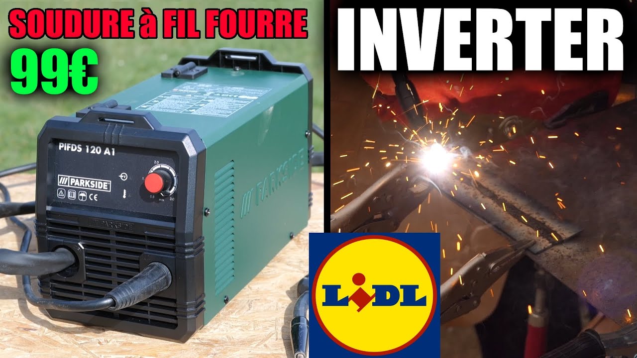 LIDL Poste à souder INVERTER à fil fourré PARKSIDE PIFDS 120 A1