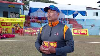 Basant Shahi Coach of Lumbini Province after winning U19 National