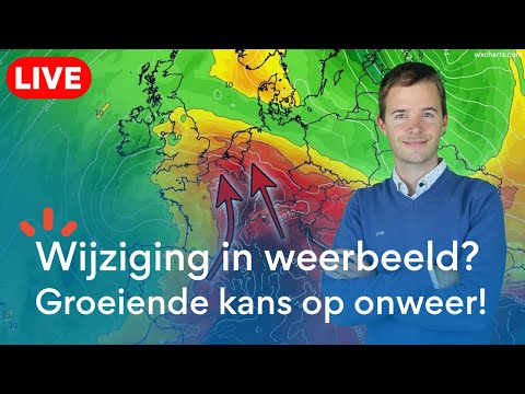 [LIVE] Belangrijke omslag lijkt op weg naar de Benelux! Inclusief kans op onweer.