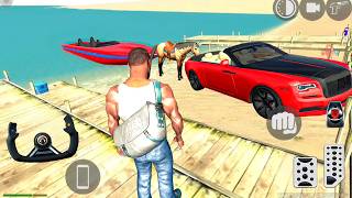Indian Boat Rolls Royce and Horse in Open City Simulator - Android Gameplay screenshot 3