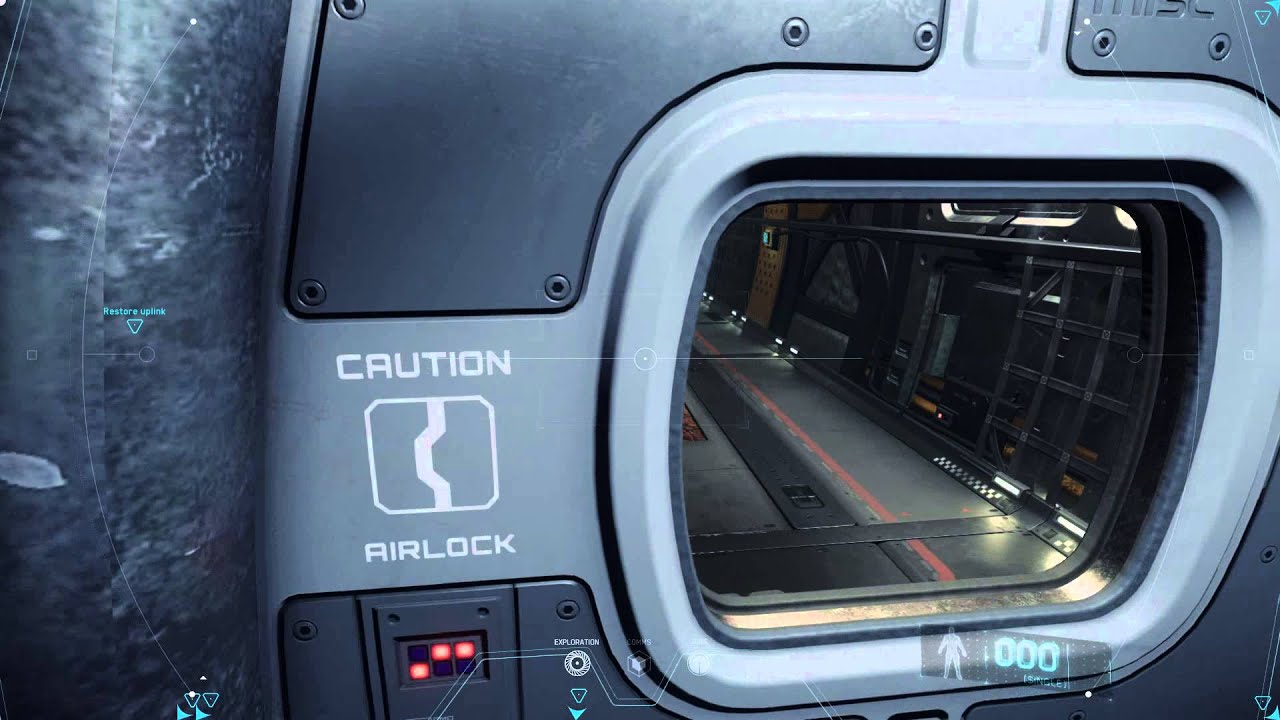 Star Citizen Alpha 2.1g PTU - Freelancer Interior Door Bug - YouTube