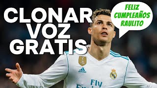 Cómo CLONAR cualquier VOZ GRATIS con IA y ONLINE | TUTORIAL Completo | RESULTADOS en SEGUNDOS