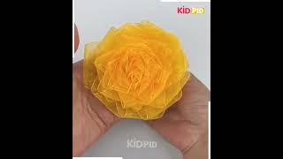 Ribbon Flower Craft Tutorial