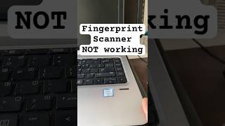 Laptop Fingerprint scanner Not Working #computer #laptoprepair