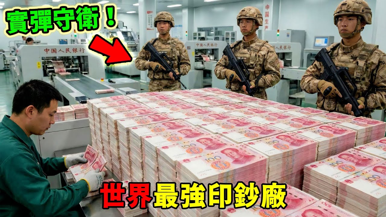 全世界最強的十大印鈔廠！印過100兆大鈔的技術之王德國只能排第10，偷張紙就算叛國的俄羅斯只能排第8，第一名機器一響，全球錢包都要跟著顫抖！