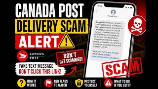Canada Post Delivery Scam Alert ⚠️ Fake Parcel Text Message Explained | Don't Click This Link!