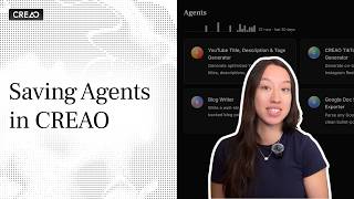 Save Your AI Agent in CREAO | CREAO Tutorial screenshot 3
