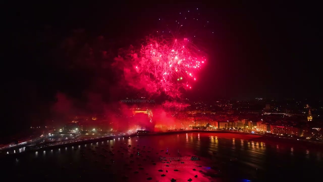 13-08-2025 PEÑARROJA CASTELLON 4K  DONOSTIA SAN SEBASTIAN SEMANA GRANDE