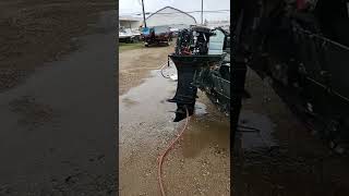 Test Running A 50Hp Merc After The Water Pump Was Changed.