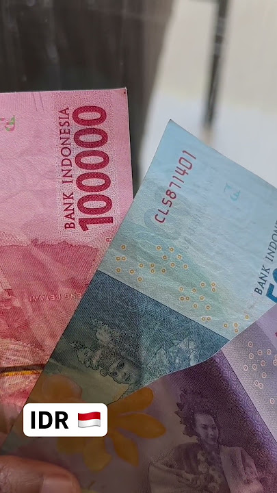 Indonesian Rupiah 🇮🇩 Currency Notes