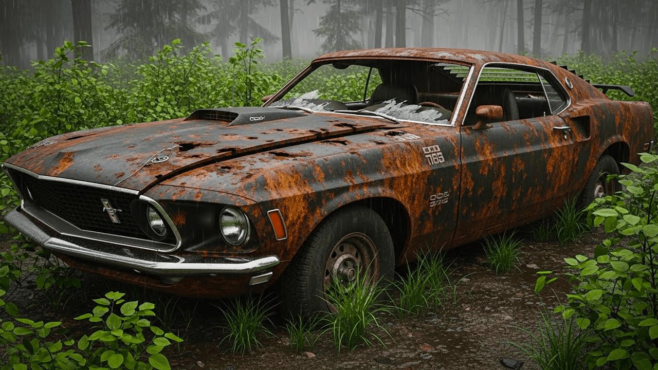 ASMR Car Restoration! Full Restoration 1969 Ford Mustang Boss 429 