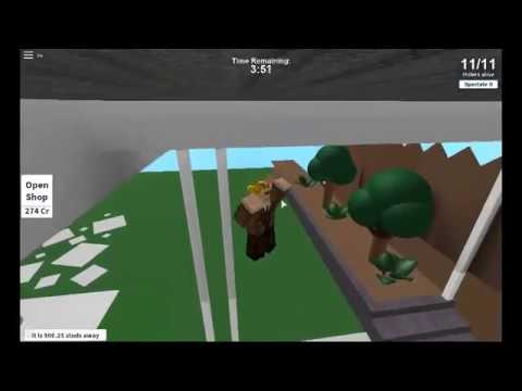 we glitched out of the map roblox hide and seek extreme w