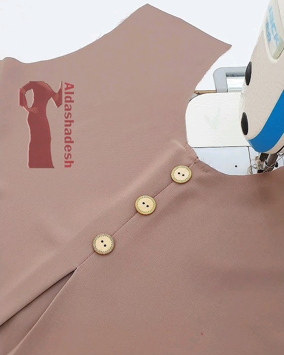 خياطة تصميم جميل -  Beautiful stitching design  #خياطة #fashion #viral  #فصالات #sewing