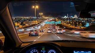 Muscat Night Drive : Expressway to Highway l Muscat Round Trip at Night #muscat #oman 🇴🇲