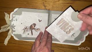 Simple Stories Vintage Winter Woods Album Flip-Thru  #simplestories