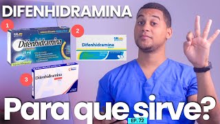 Difenhidramina Para Que Sirve  3 Cosas  Medicamentos