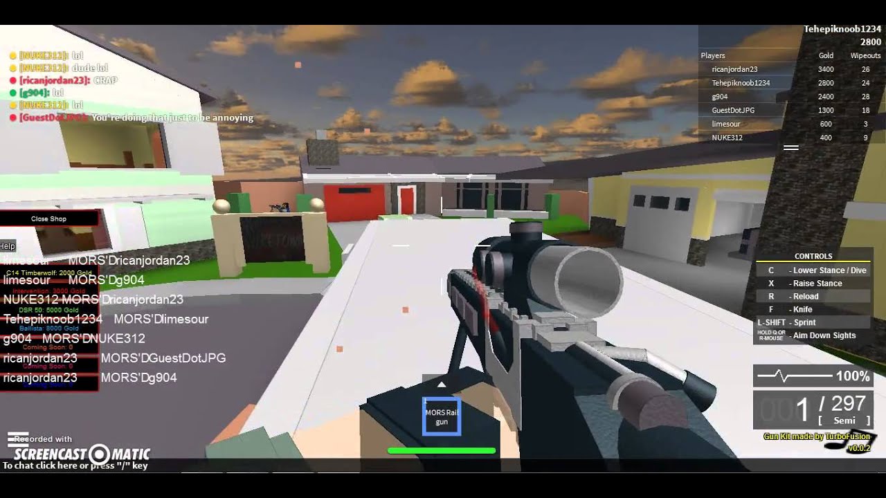 Quick Scope Simulator ROBLOX QUICKSCOPING SIMULATOR - YouTube