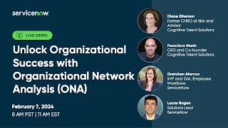 Webinar - Unlock Organizational Success with Organizational Network Analysis (ONA)