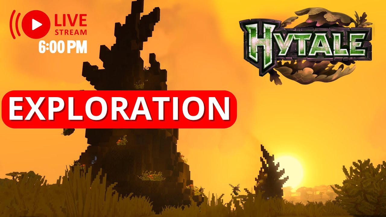 It's time for some EXPLORATION! Hytale Stream
