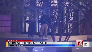 North Carolina Central students turn themselves in to police