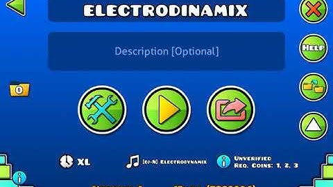 Electrodynamix full (layout by me) geometry dash