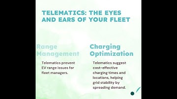 Telematics and Fleet Management Solutions for EVs
