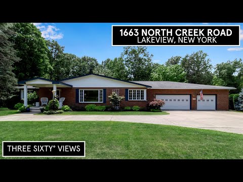 1663 N Creek Rd, Lake View, NY home video tour