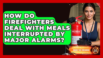 How Do Firefighters Deal With Meals Interrupted By Major Alarms? - Inside the Firehouse