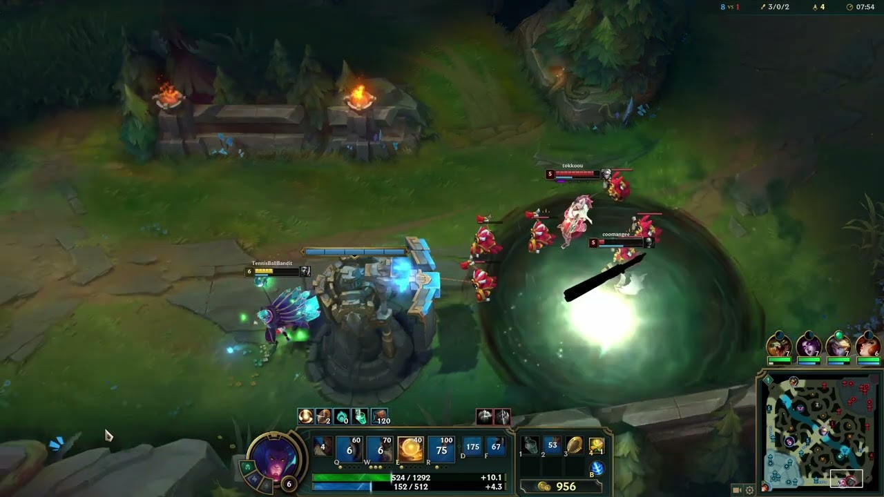 Rakan in ultimate spellbook with an ekko ult...