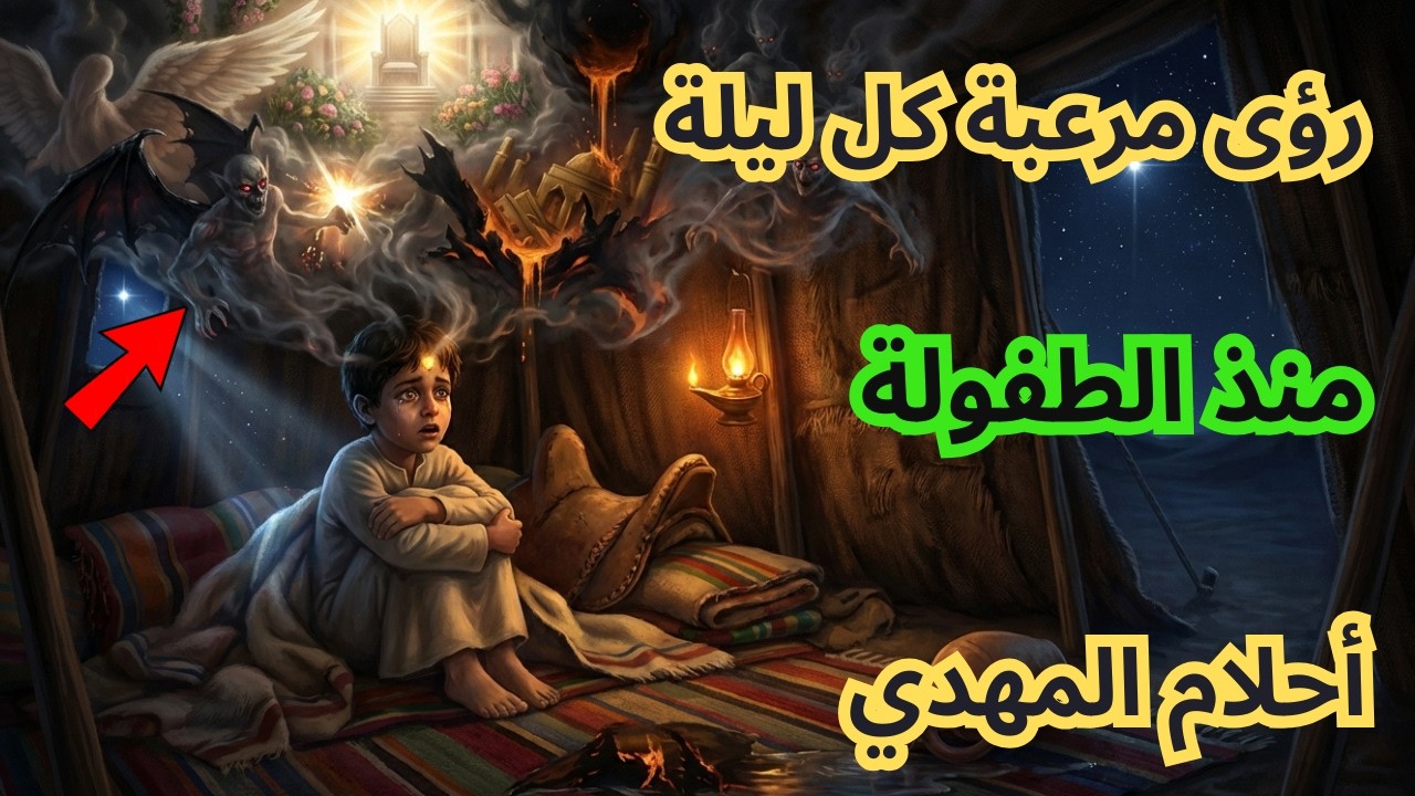 ما رآه المهدي في أحلامه كل ليلة منذ طفولته. تفسير ابن عربي لأول مرة.