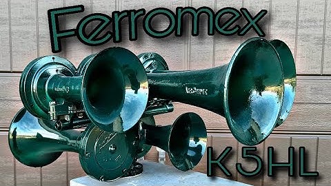 Ferromex (early) K5HL Train Horn Nathan Airchime