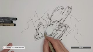 #034 Клип, Арт Стрим. Скорпион | Clip, Art Stream. Scorpion | Murat Alimov