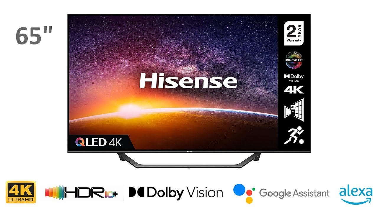 Hisense 65A7KQ 65 QLED Ultra HD 4K HDR10+ Smart TV