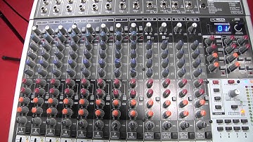 Mesa Behringer Xenyx X2442 – Universidad Nebrija – Tomás Patricio Fernández.