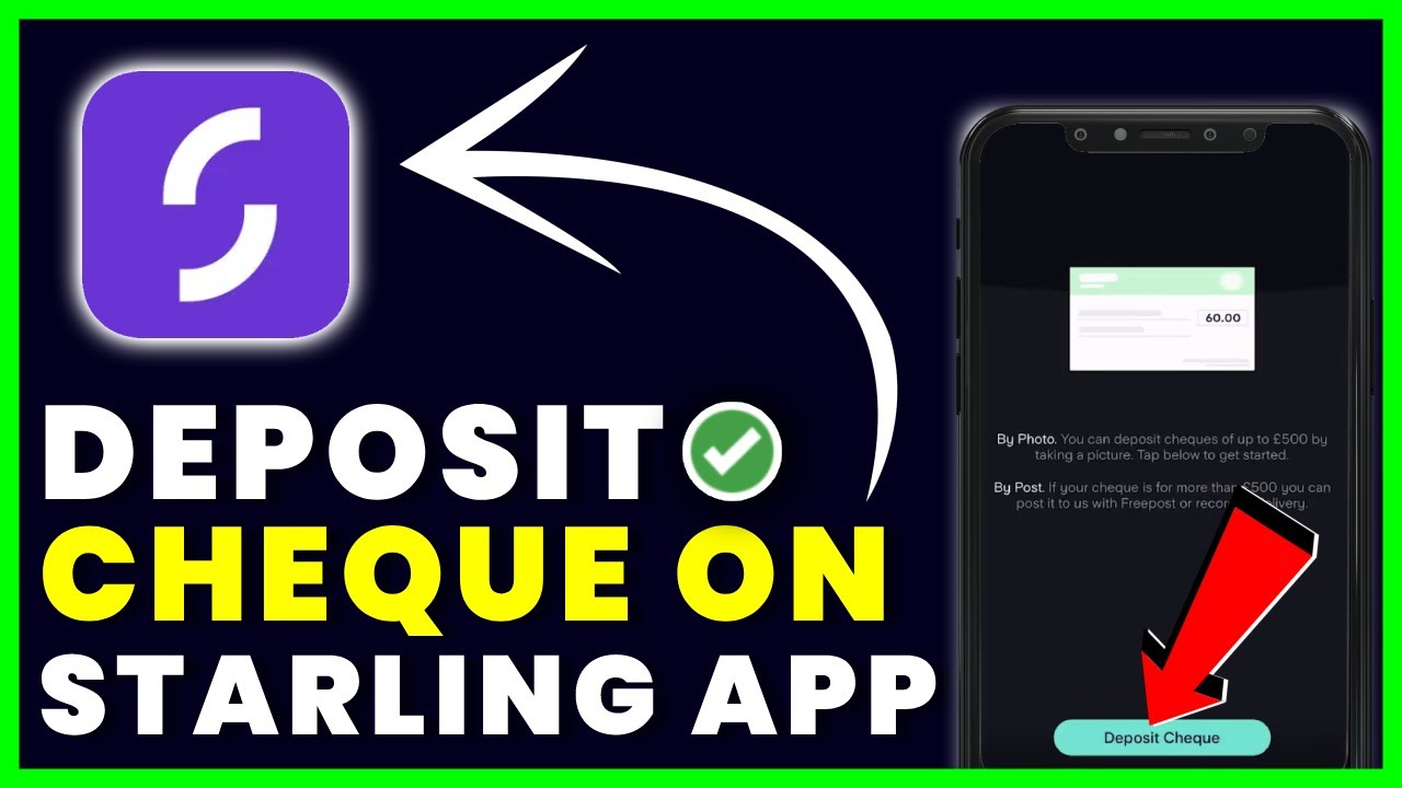 How To Deposit A Cheque On Starling Bank App YouTube How To Deposit A Cheque On Starling Bank App YouTube