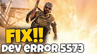 How to fix COD Warzone dev error 5573 on all platforms (XBOX,PC)