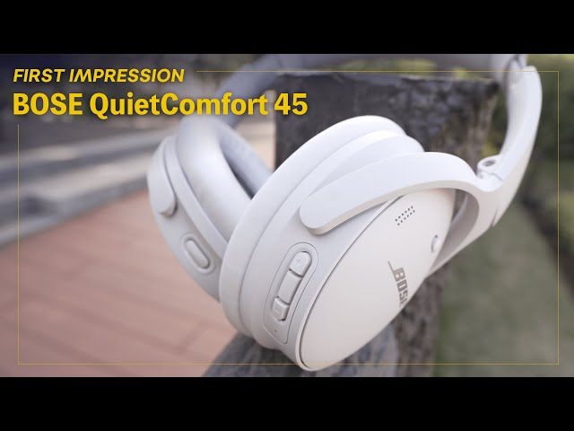BOSE QuietComfort 45ファーストインプレッション - YouTube