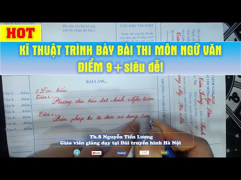 Video: Cách Viết đề Thi Môn Văn