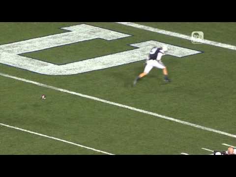 Daniel Sorensen saves a punt from going into the endzone