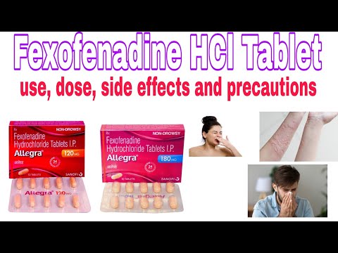 fexofenadine hydrochloride tablets ip 120/180 mg uses in hindi | Allegra tablet uses in Hindi