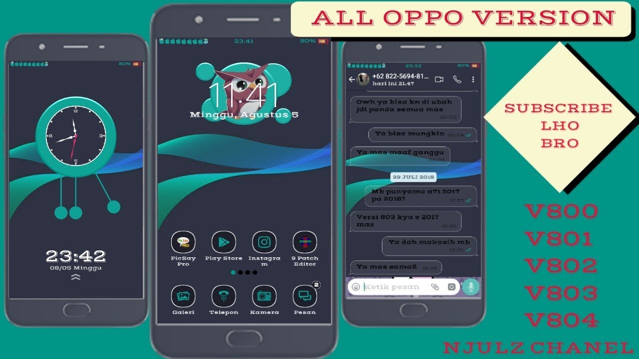 Download Tema Oppo Simple Abstrack V800