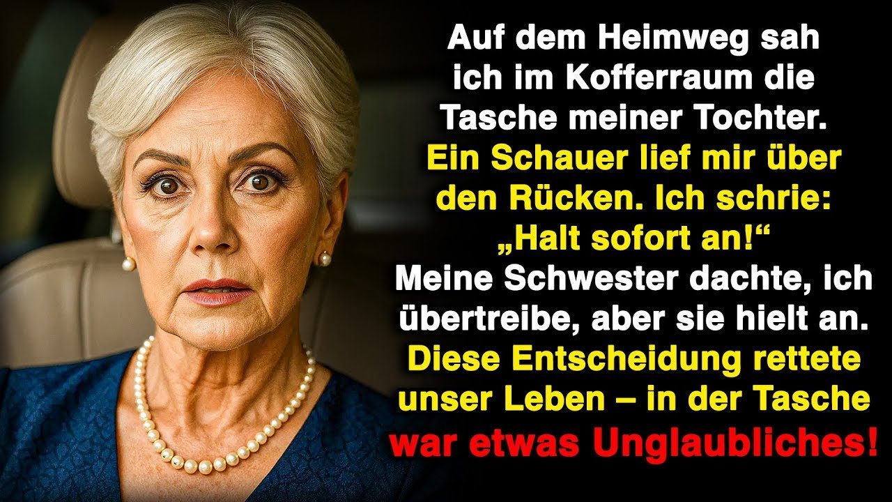 Ich rief: „Halt das Auto an!“ Was ich in der Tasche meiner Tochter fand, änderte alles!